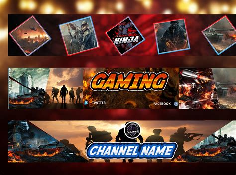 gaming banner maker for youtube.